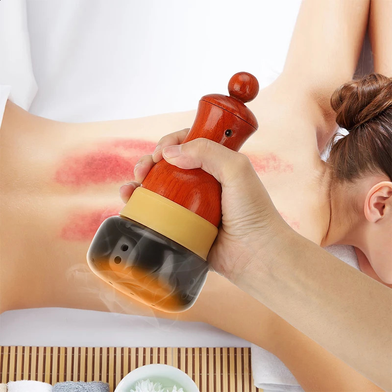 Wormwood Therapy Massager Bian Stone Moxibustion Can Skin Scratching Massage Whole Body Back Guasha Moxa Stick 241206
