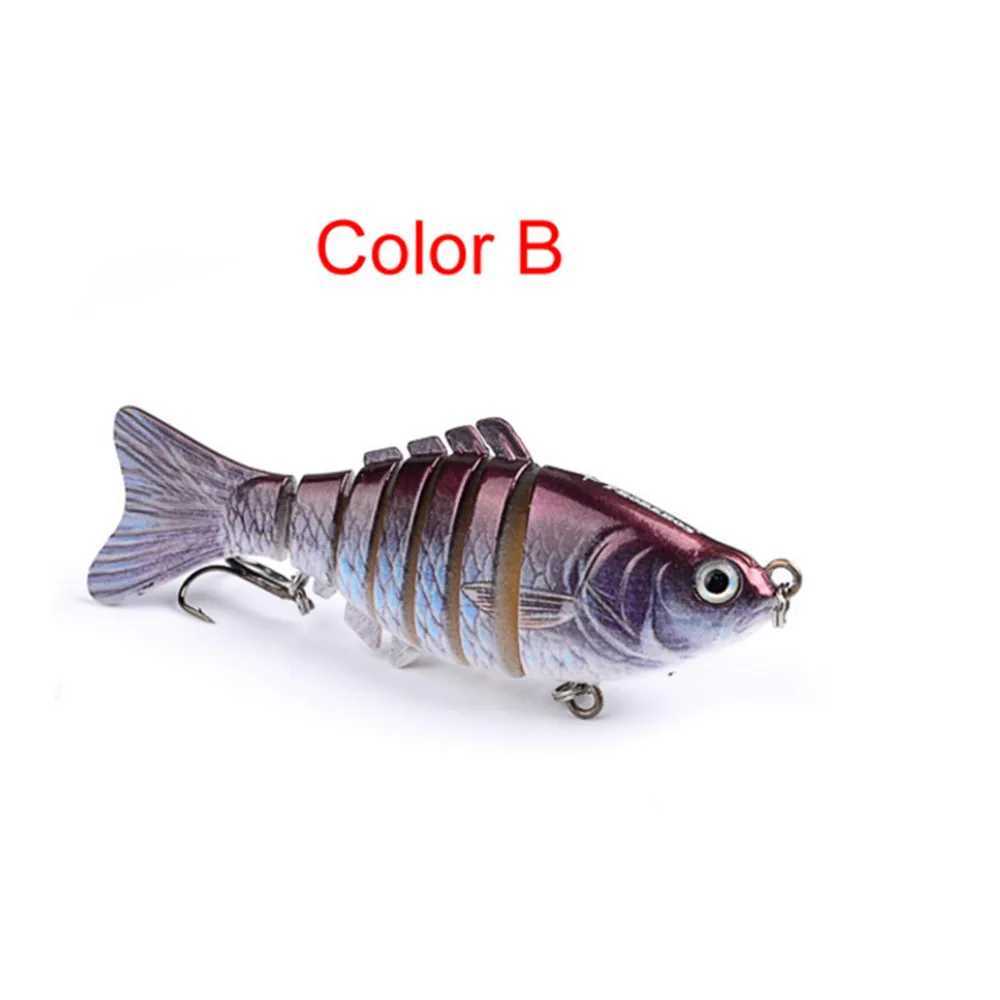 10cm 15.2g Wobbrs Pike Fishing Lures Artificial Multi Jointed Sections Artificial Hard Bait Trolling Pike Carp Fishing ToolsXJ241128