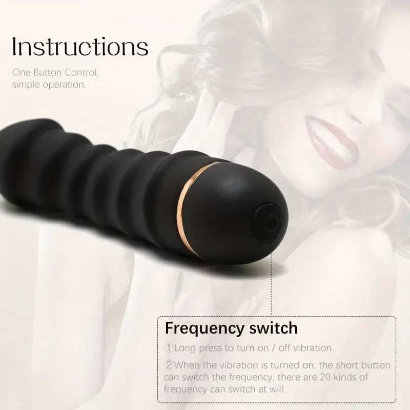 Wave Vibrator Female Masturbator Sex Massage Stick 20 Mode Adjustable Into Sex Toy Masturbation Stick Flirting SuppliesXJ241206