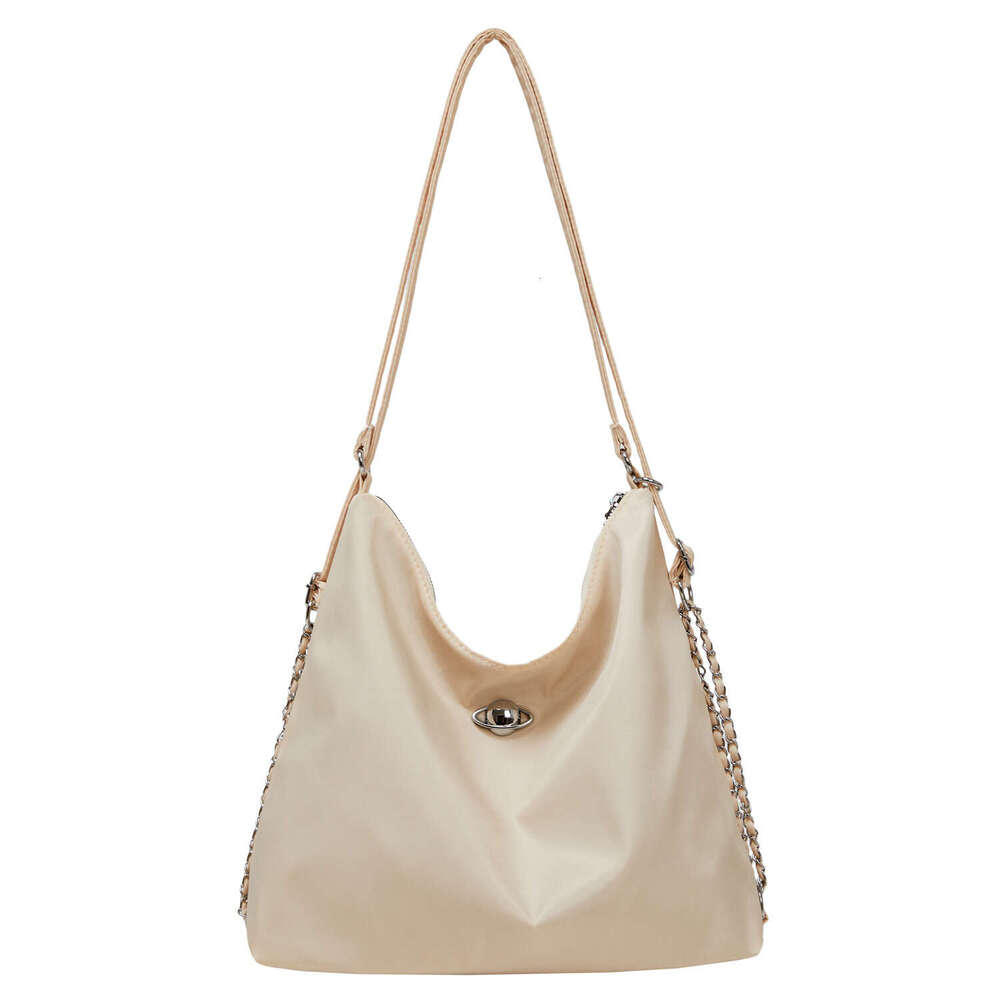 Korean Version Large Capacity Canvas Women's Summer New Backpack Trendy Niche High-End Sense Single Shoulder Tote Bag Fashionable Quality Classic