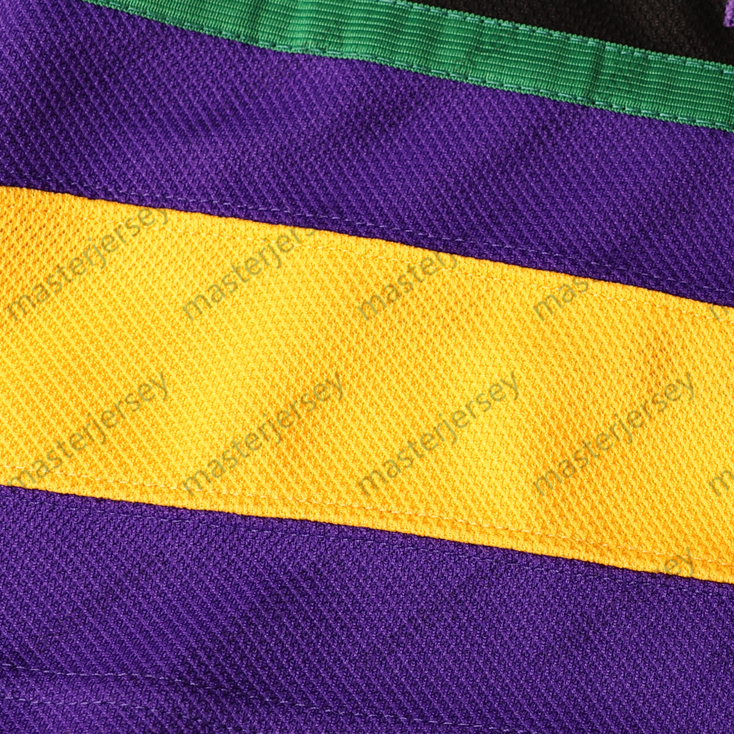 Green Duck #96 99 33 Men's Movie Hockey Jersey V-Neck, Embroidered Letter & Number Design, Polyester, Machine Washable - Perfect for Sports