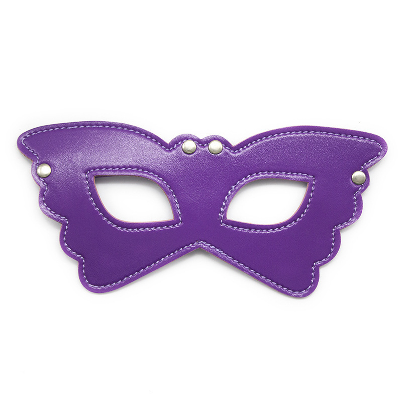 Foreign trade factory SM sex toys dance performance face mask, leather eye mask, alternative shading female butterfly eye accessories