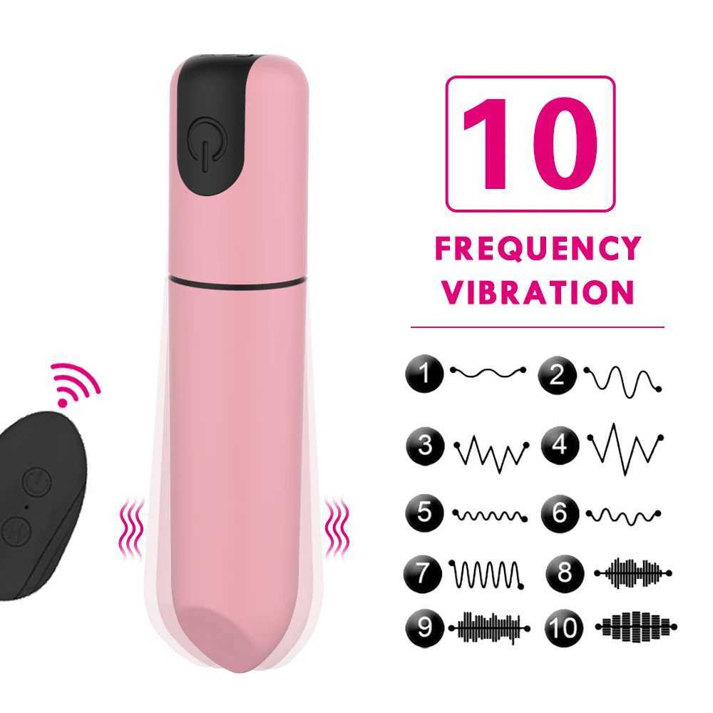 Wireless Remote Mini Bullet Vibrator G-spot Nipple Clitoris Stimulator Anal Dildo Vibrator Adult Sex Toys Clitoris StimulatorXJ241206