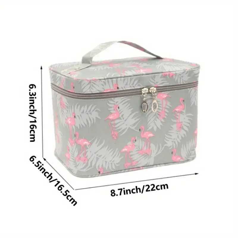 Travel Makeup Bag waterproof portable womens cosmetic bag large capacity toilet storage cosmetic box zipper wing beauty bagXJ241206