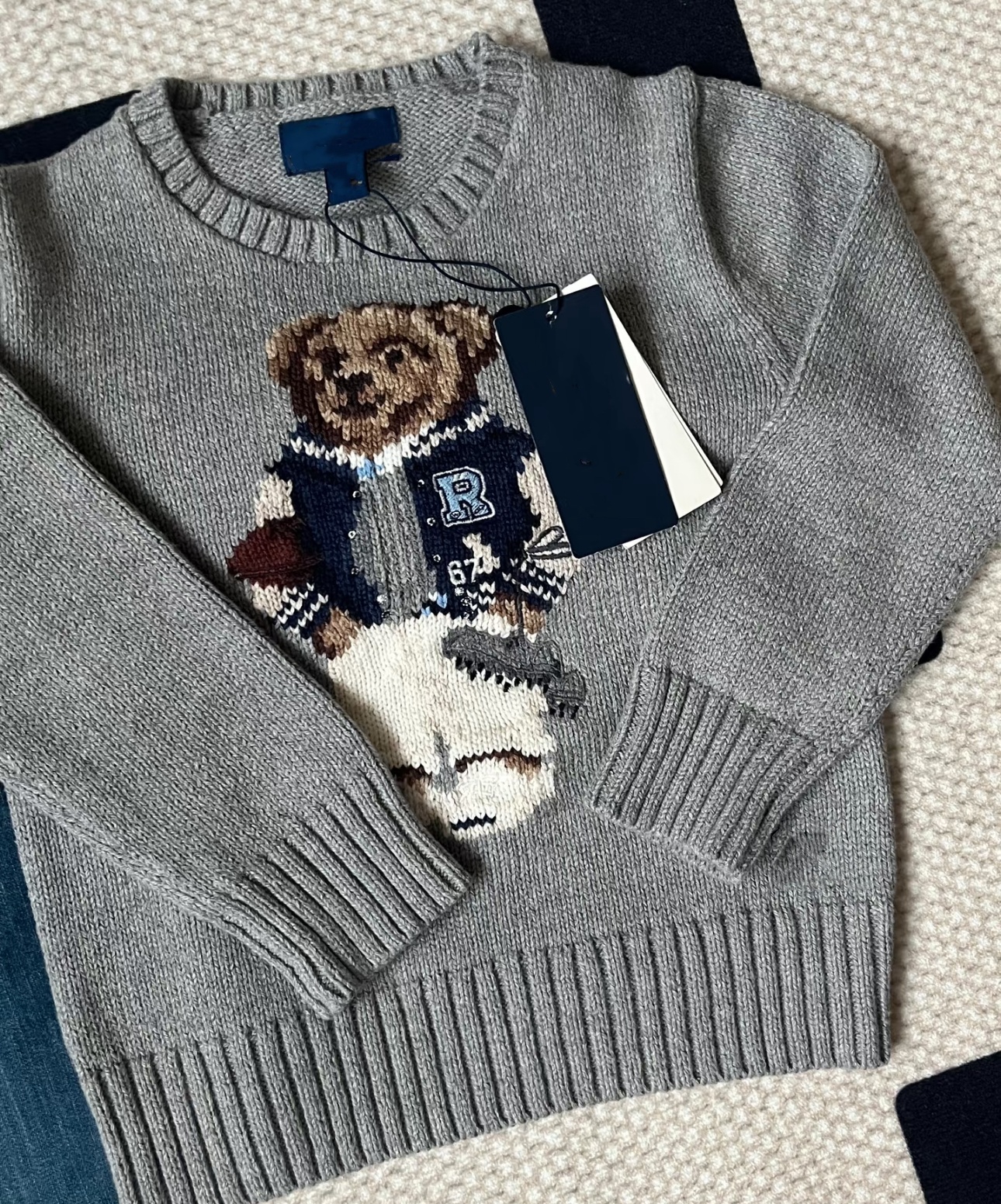 Women Knits ity Sweater Pullover Embroidery Knitted Sweaters ly Long Slve Casual Printed Wool Bear Tracksuit 3D1 Q260104