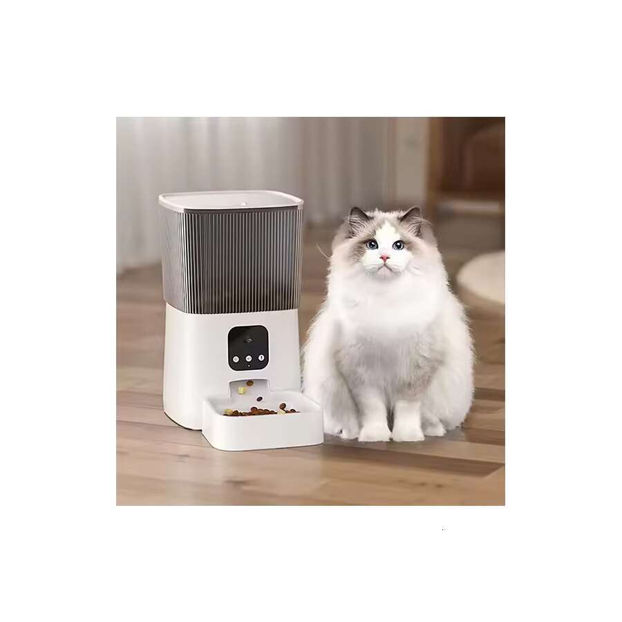 Dog Feeders New Slow Auto Dog Cat Smart Wifi Mobile Phone App Remote Control Microchip Automatic Pet Feeder With 7L H250218