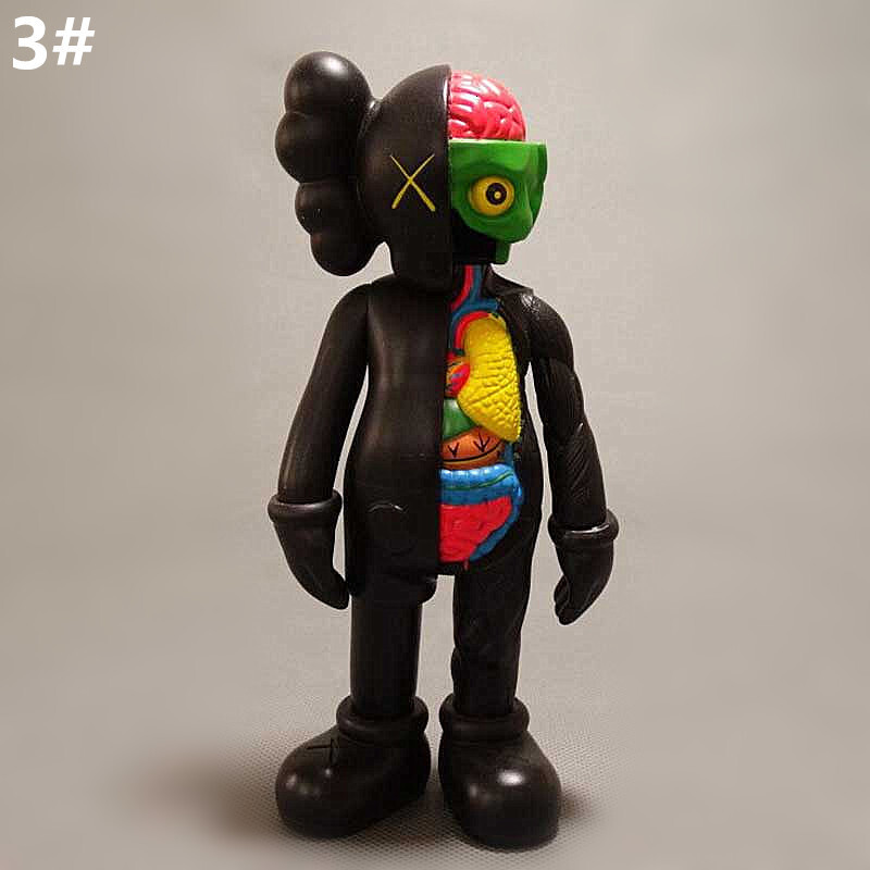 Boxed Sesame Street Puppet XX Eye Trendy Kaws Vinyl Doll Model Ornament Gift