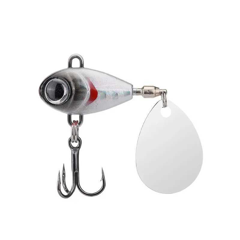 Sea Fishing Tack Bass Carp Spoon Wobbrs Buzzbait Spinner Bait Sinking Metal Jig VIB Chatteait Rotating Tail Vatalion LureXJ241128