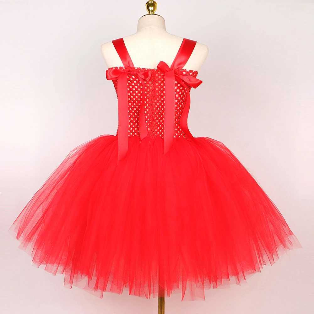 Red Santa Claus Costumes for Girls Christmas Tutu Dress for Kids Xmas New Year Outfit Children Father Christmas ClothesXJ241206