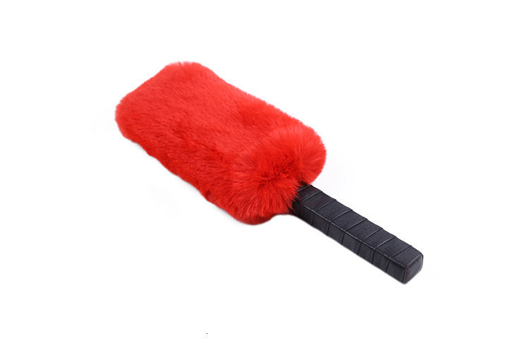 The factory supplies new black and red feather hand clapper SM toys for tickling and adjusting male and female adult sex toys