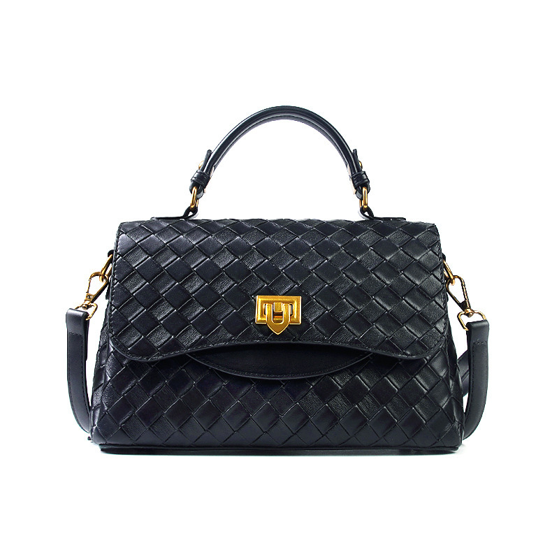 New Woven Crossbody Fashionable Small Square Bag With Large Capacity Single Shoulder Women's Handbag