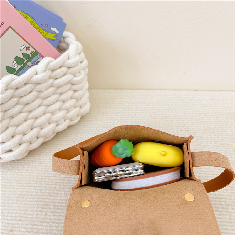 New PU leather children s retro shoulder bag cute princess accessory designer coin wallet handbag women s crossbody bag bag