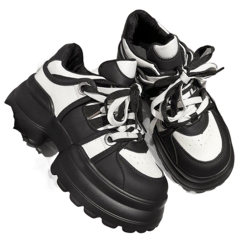 Stylish Ladies' Sportswear Sneakers Featuring Sturdy Thick Soles for All-Day Ease