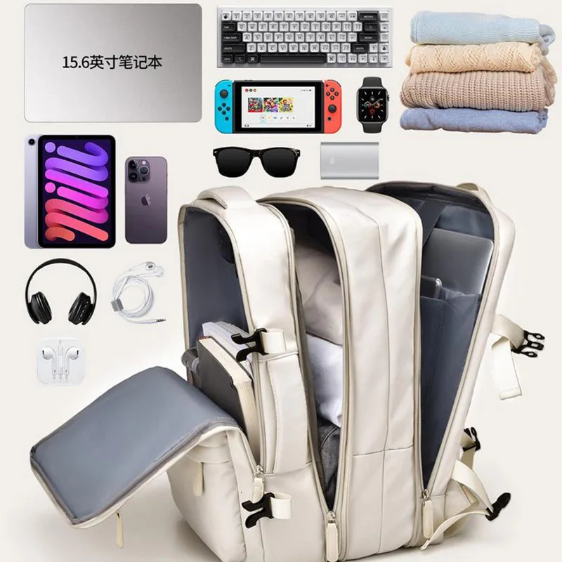 Travel Backpack 40x20x25 Cabin Waterproof Y2k Bags Carryon For Laptop 15.6 Inch High Quality Ryanair With USB Charging Sports 241206