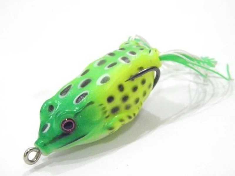 5Pcs Fishing Soft Toad Frogs Bass Fishing Lure Baits Hollow Body Water Frogs Fishing Tool Color RandomXJ241128