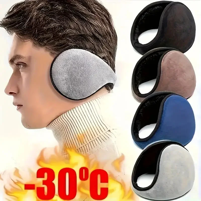 4PCS Winter plug earmuffs suitable for outdoor cycling and skiing mens and womens warm earmuffs Bohemian style earmuffs 241205
