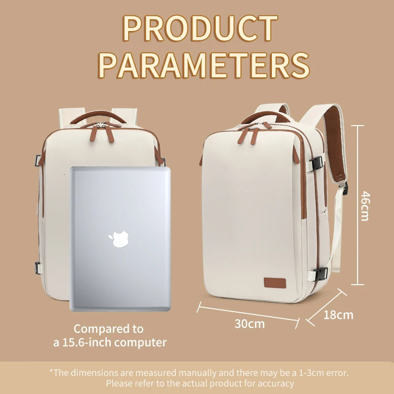 Travel Backpack 40x20x30 Cabin Plane Waterproof Weekender Laptop With USB Port Ryanair Carry-On Women Men Backpack 241206