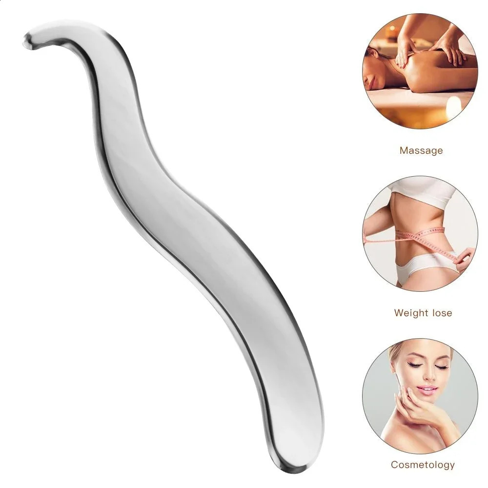 Stainless Steel Gua Sha Massage Machine Muscle Scraper Metal Scraper Tool Body Deep Tissue Relaxation Massage Body Shape 241206
