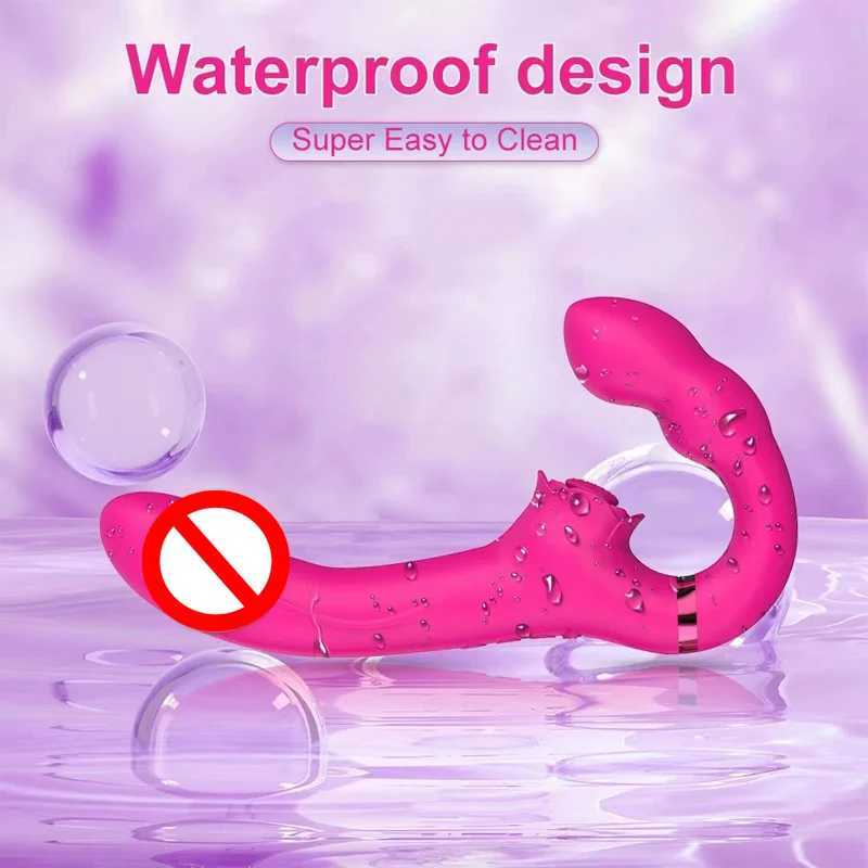 Double Head Resonance Vibrator Sharing Stimulation Clitoral Vaginal Massager Female wearable Masturbator Sex Toys For WomenXJ250311
