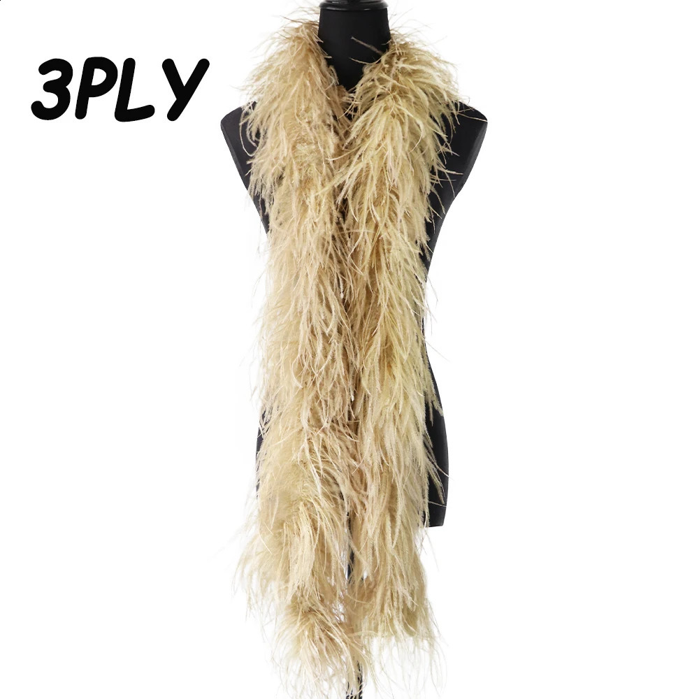 2 3 4 6 PLY high-quality fluffy Oriental feather Boas used for carnival clothing sewing accessories wedding dresses ruffles shawl decorations 241206