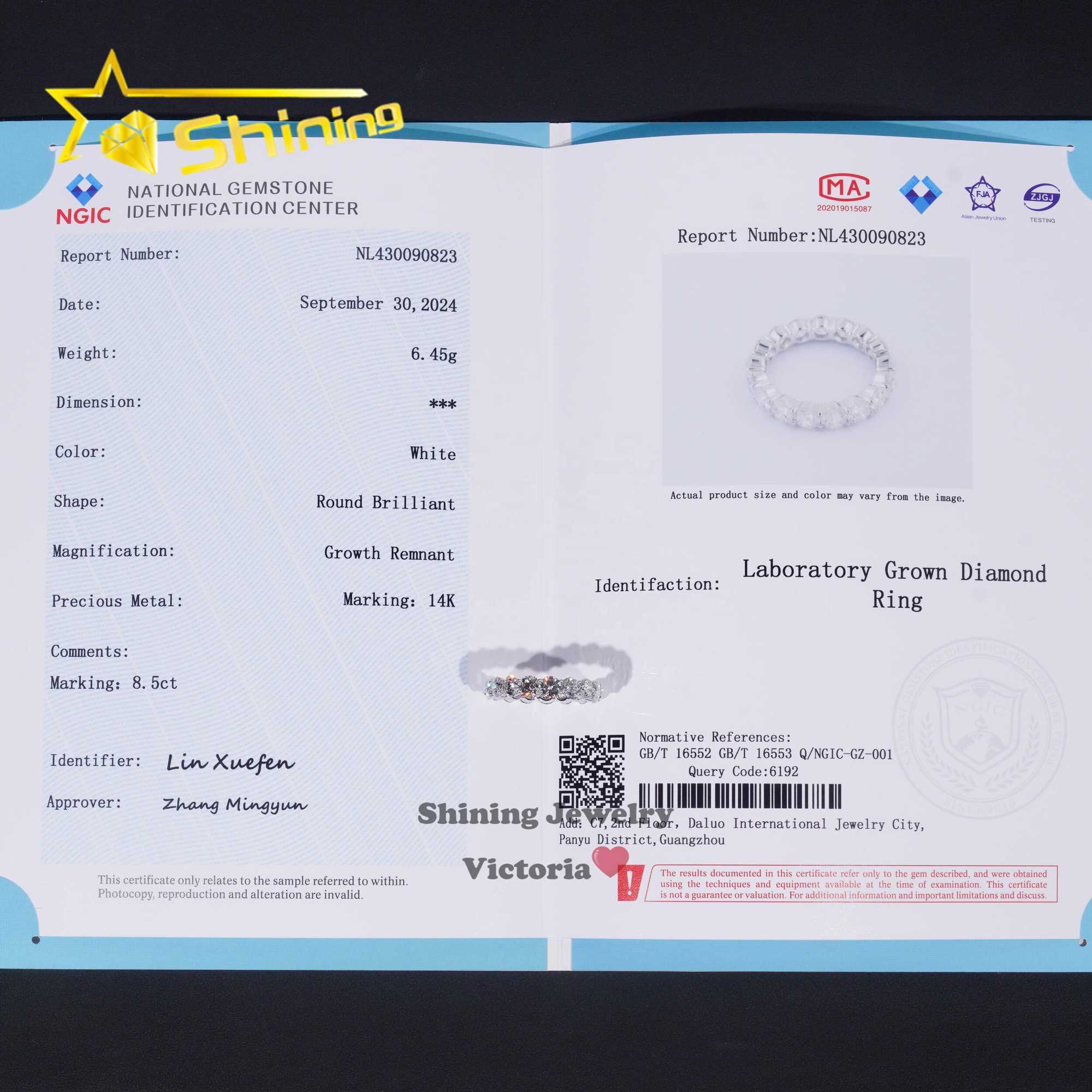 Custom fine jewelry lab grown diamond engagement ring 10k 14k 18k soild gold 5mm eternity ring for men women