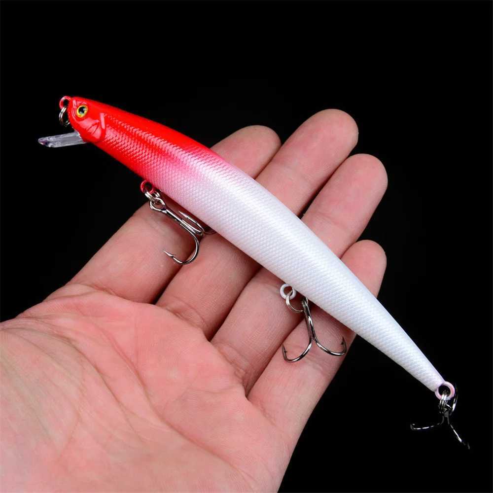 1PCS Floating Minnow Fishing Lure 12.5cm 12.5g Long Shot Crankabit Wobbr Tack Isca Artificial Hard Bait Pesca For Bass PikeXJ241128