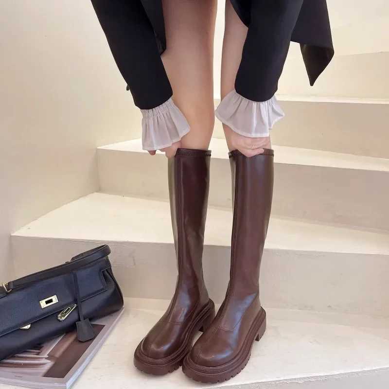 High Quality Autumn warm rubber boots warm shoes winter shoes low H boots round toes rainy calves Lg boots Botas De Mujer boots T241206