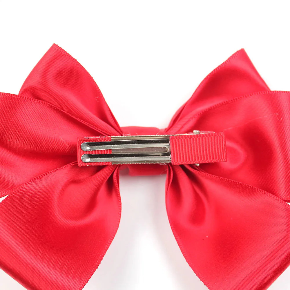 Free delivery of 30 sets of womens fashionable hair clips womens bows satin large elegant bows 241205