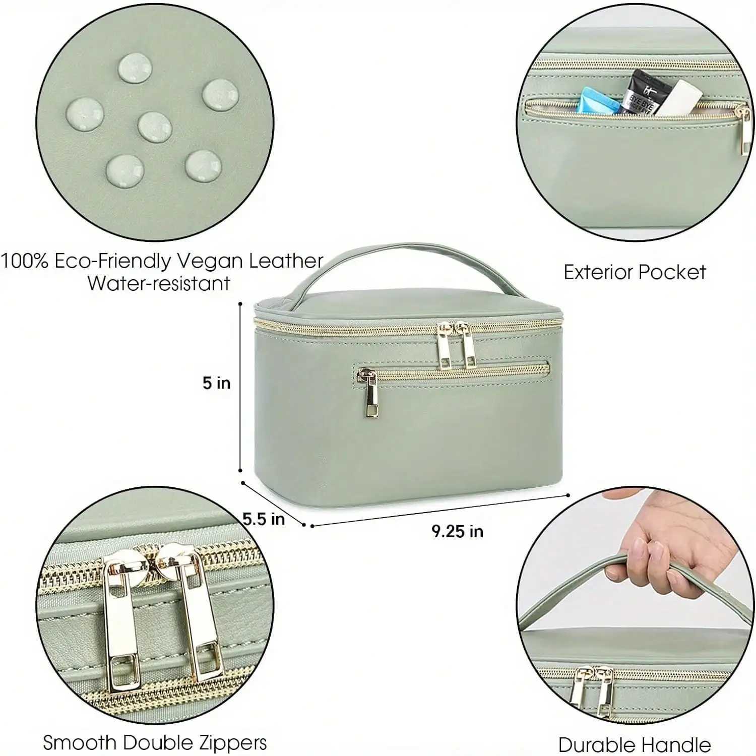 Wandering Nature Makeup Bag Travel Make Up Organizer Cosmetic Brush Bags Case for WomenXJ241206