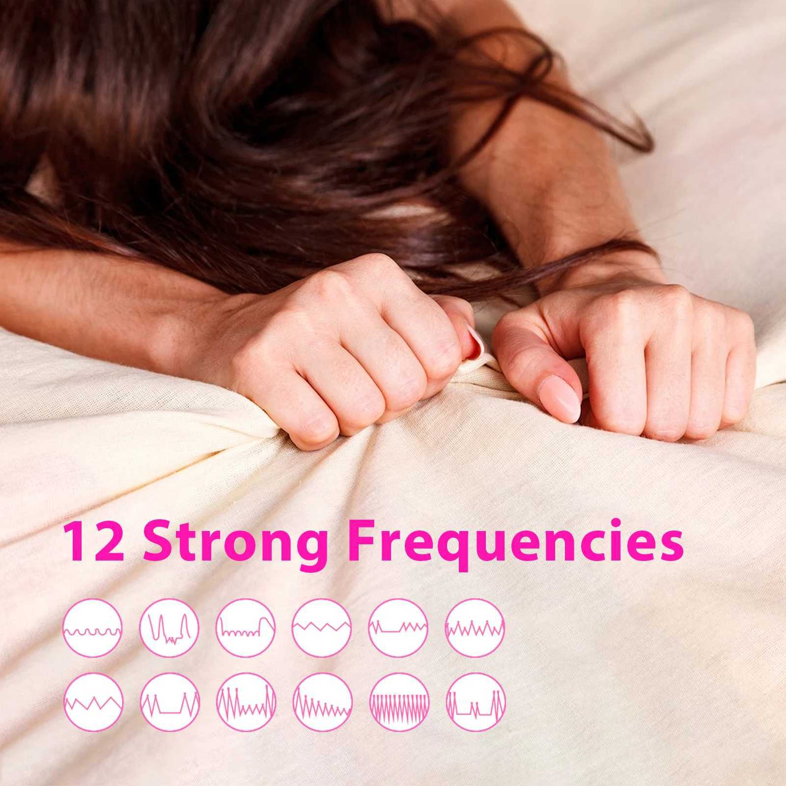 Vibrator Women Sex Toys Soft Dildo Vibrator 12 Modes Powerful G-spot Vibrators Vagina Massager Female Masturbation Adult GoodsXJ241206