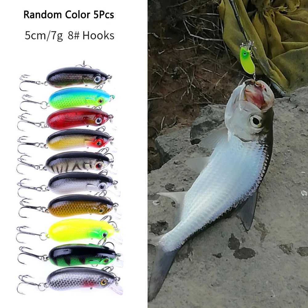 Crankbaits Set Mixed Colors Bait Fishing Lure Lot Minnow Wobbr Bass Swimbait Sea Swim Hard Lures Sinking Tack pescaXJ241128