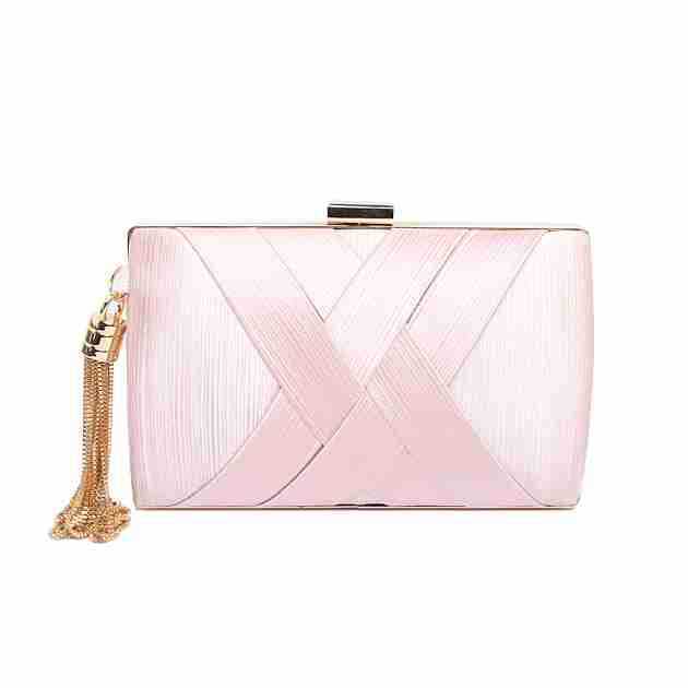 Clutch Bag Long Term Silk Satin Tassel Dinner Hand Hold Womens Bag Chain Banquet Bag Temperament Cheongsam Bag 240920