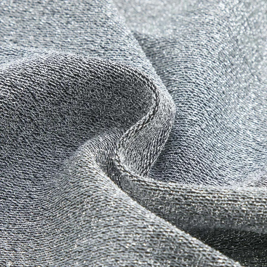 Dresses For Wedding Guest Kid Long Shining Mini Sequined Sleeved Stitching Solid Sexy Dress Club 241205Z