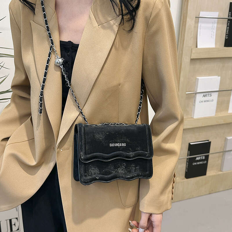 Wholesale Popular Versatile High-End Small Square Bag For Women's Spring New Fashion Chain Single Shoulder Crossbody Bag, Fashionable Quality Cla