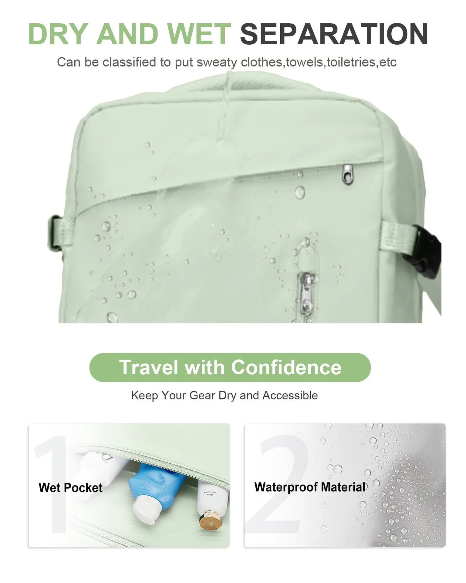 Large Travel Laptop Bag Women Men Carry On Luggage Students Business Trip USB Charge Extendible 40L Weekender Mochila 241206
