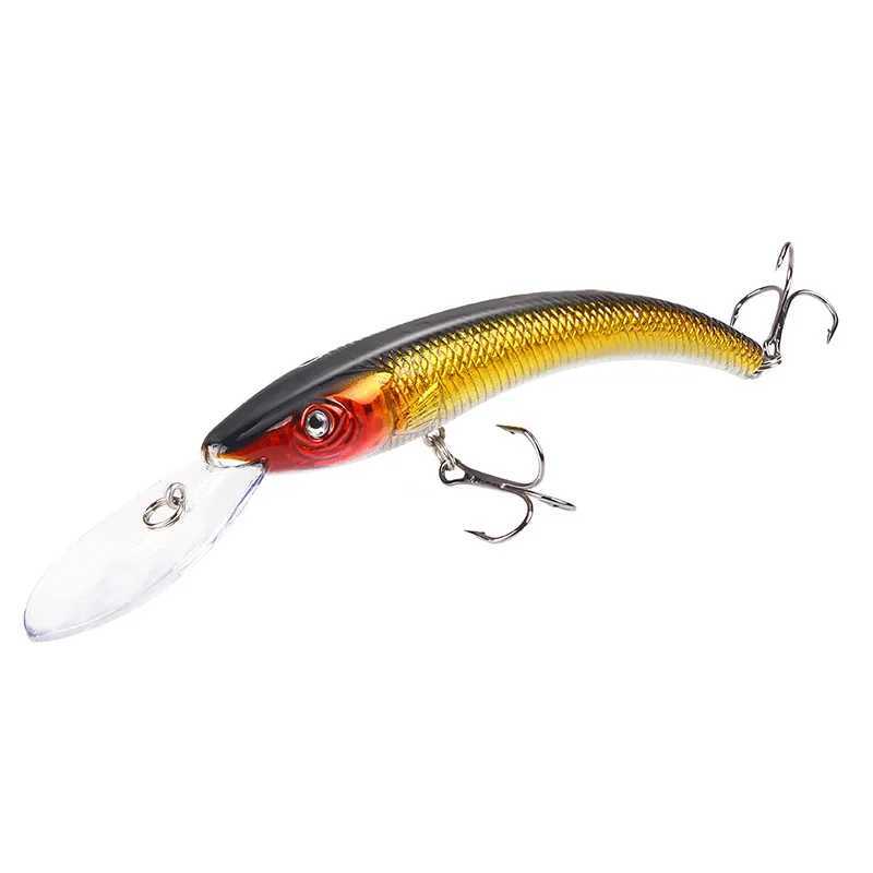 New 1 PCS 15.5cm / 16.3g Wobbr Fishing Lure Big Crank Bait Minnow Bass Trolling Artificial Bait Pike Carp Lures FishingXJ241128