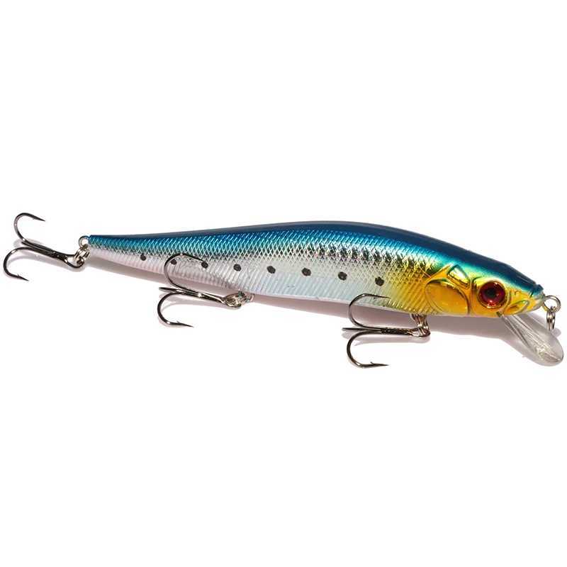 Goture 5Pieces/lot Fishing Lure Floating Minnow/Wobbr With 3 pcs VMC Treb Hooks 14cm/23.2g (5.51in/0.82oz) Diving Depth 2MXJ241128