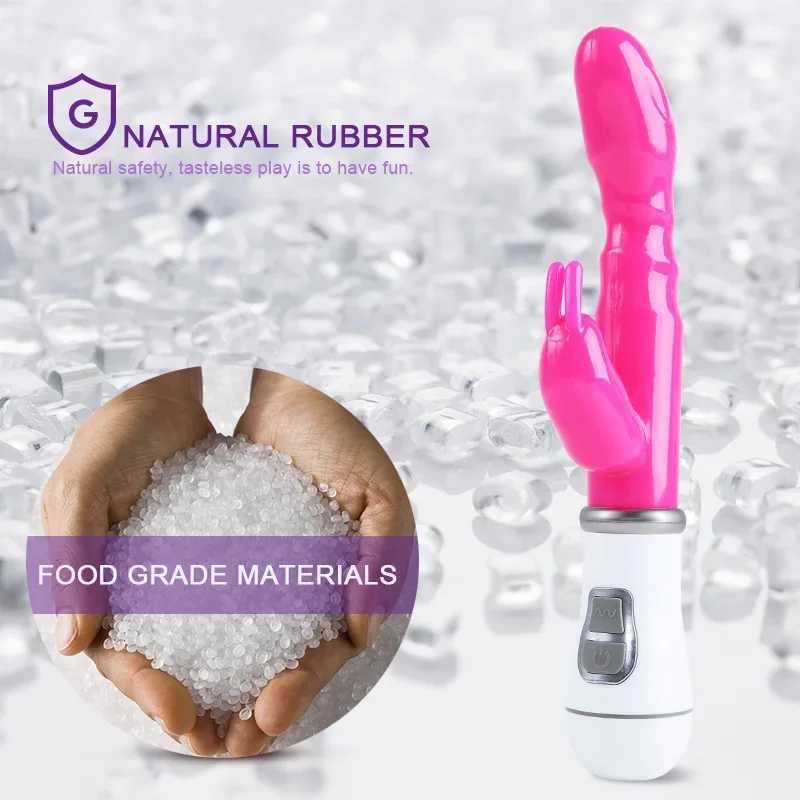 Rabbit Vibrator for Women Powerful G Spot Female Clitoris Stimulator Vibrating Silent Adult Sex Toy For Female Masturbator ShopXJ241206