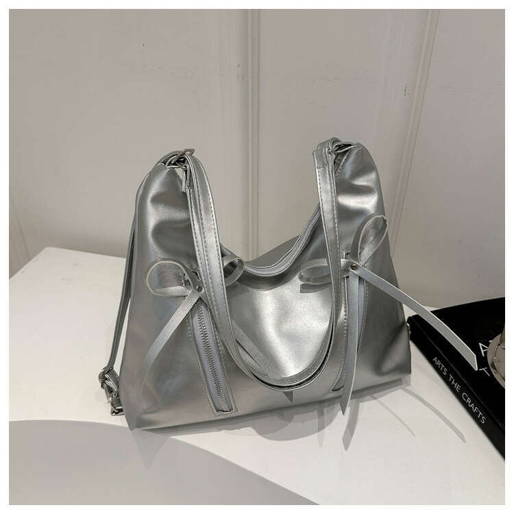 Underarm Spring Summer Bow, And Gentle, One Shoulder, Niche Korean Version, Women's New Tote Bag, Fashionable Quality, Classic B1