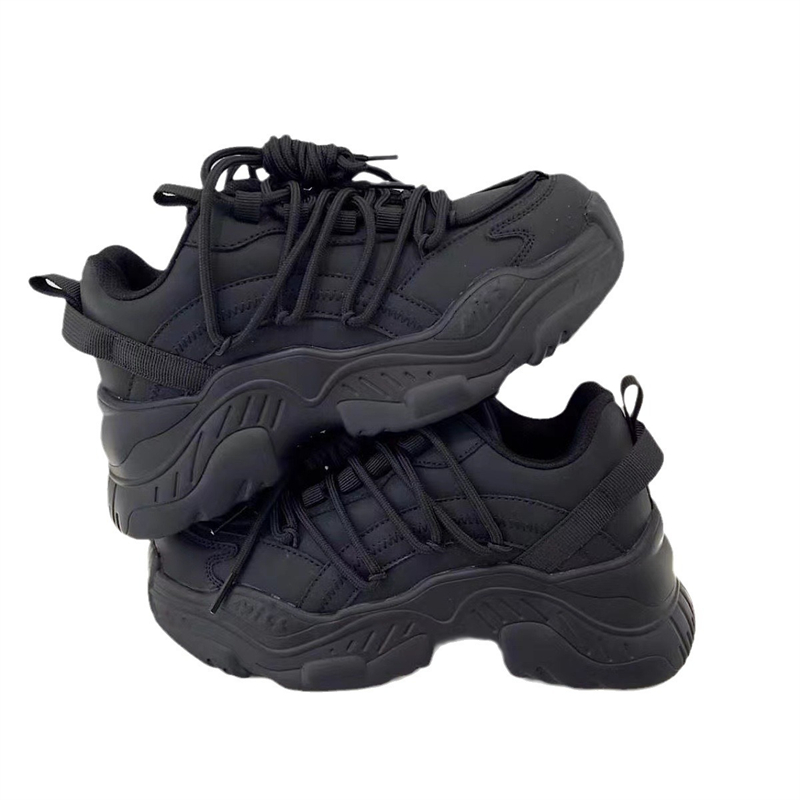 Free shipping designer Sports Shoes formen womens Platform Tire shoes sneakers Black white silver outdoor trainers shoes