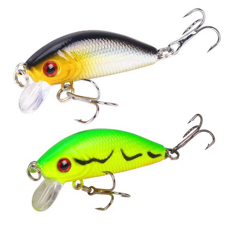 1Pc Minnow Crank Fishing Lure Floating Hard Bait 5cm 4.2g ABS Artificial Bait Wobbr Crankbait Carp Perch Pesca Fishing TackXJ241128