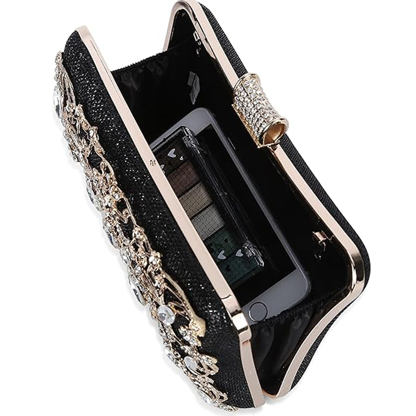 designer bag luxury Womens Crystal Evening Clutch Bag Rhinestone Wedding Handbag Purse for Bridal Prom Cocktail Party Evening Bag Handbag Wedding bag