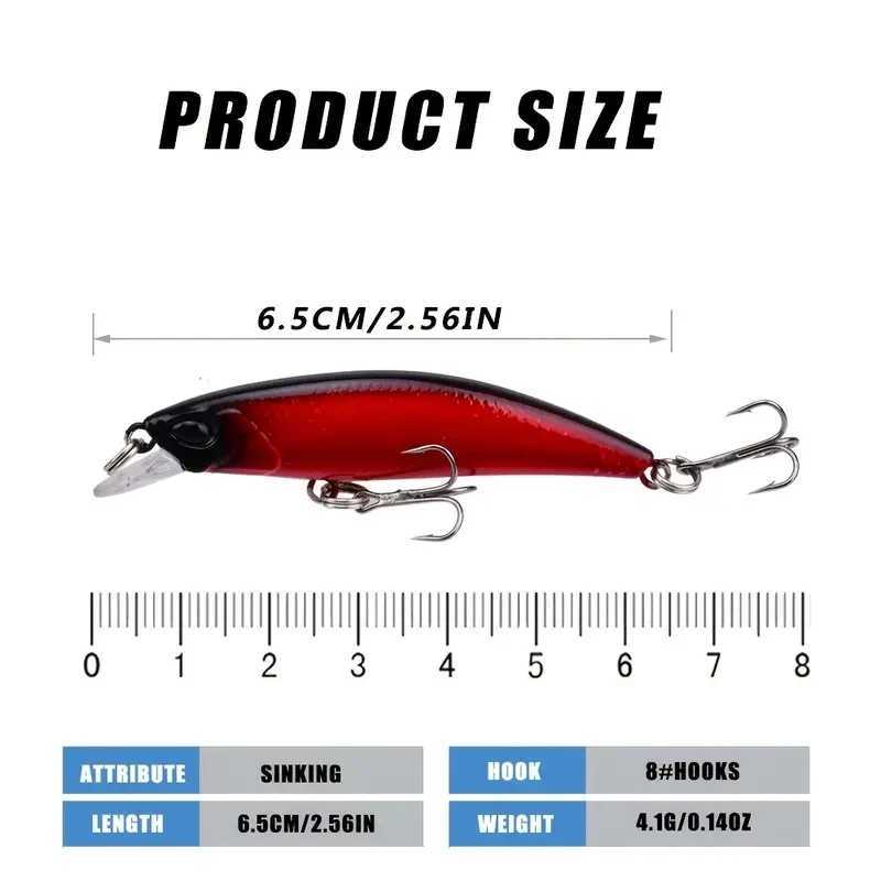 Laser Minnow Fishing Lure Set Wobbrs Crankbaits Isca Artificial Hard Bait Carp Mini Fishing Lures Pesca TackXJ241128