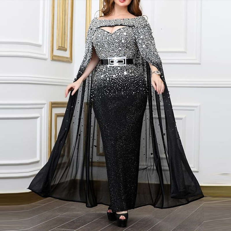 European and American sexy hip hing gradient gold sprinkled dress, 2024 new casual fashion trend clothing