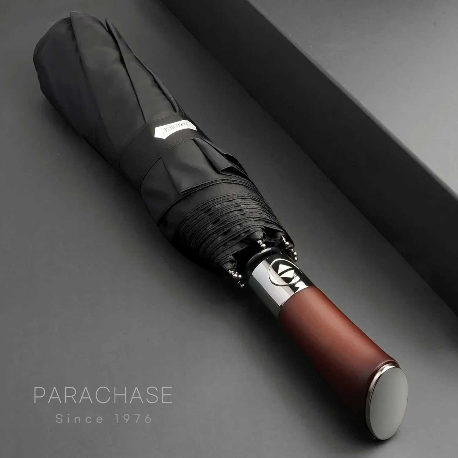 New Arrival Windproof large umbrella mens 8-rib flight authentic umbrella heavy-duty rainproof outdoor wooden folding umbrella Cpac parasol Z241206