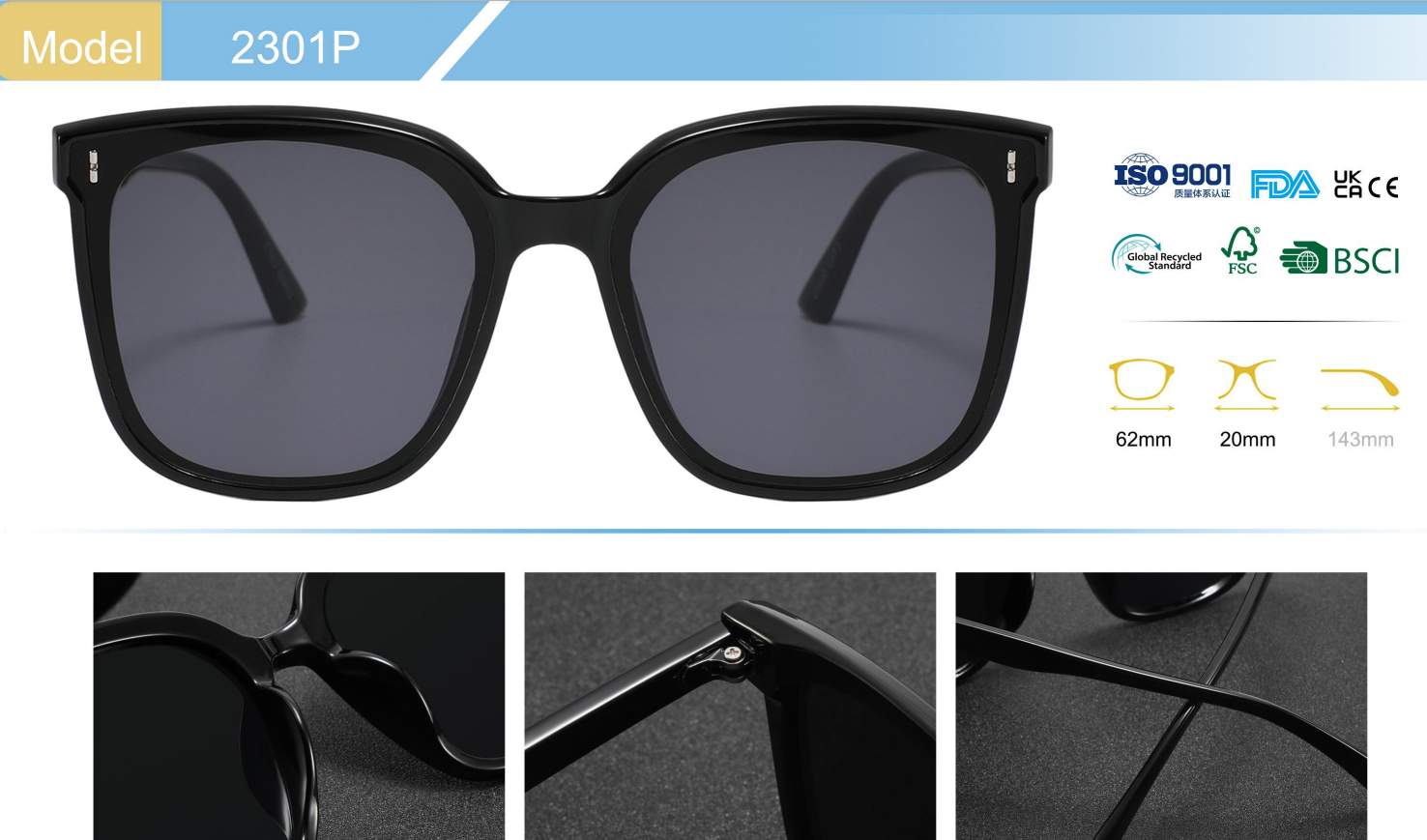 Luxury Designer Sunglasses wholesale Mens Women Enlarged Styling Mask Style Glasses Goggles Outdoor Beach Sun Glasses Metal glasses feet