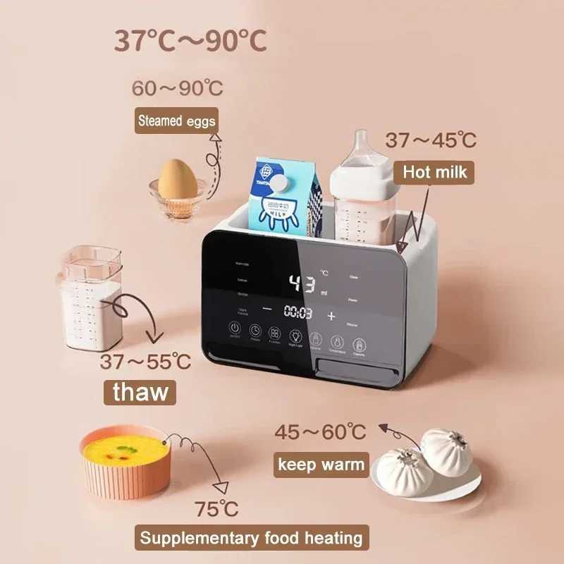 Bottle Warmers Sterilizers# Newborn Baby Feeding Bottle Warmer Sterilizers with Timer Accurate Temperature Control Food Milk Warmers Baby Accessories 