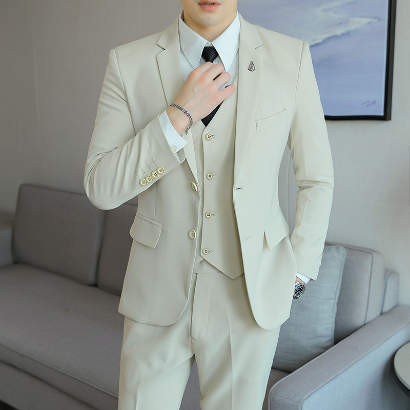 H400 Men's suits casual business formal slim fit groomsmen wedding dress