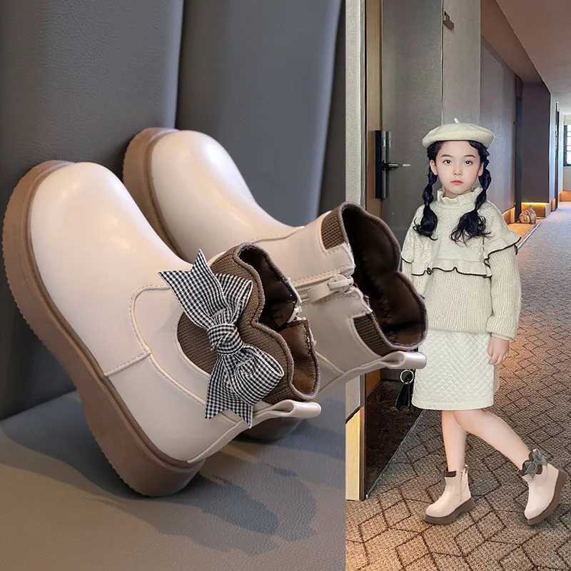 Baby Shoe Baby Girl Short Boot Versatile Ankle Boot Platform Boot Baby Boy Shoe Kids Shoe for Girl ZapatosXJ241206