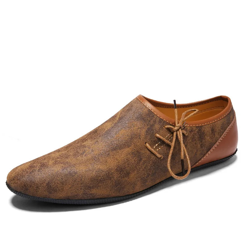 Summer Men Shoes Casual Breathable Soft Mens Loafers Light Leather Shoes Flats Fashion Slip-On Driving Shoes Zapatillas Hombre 241206